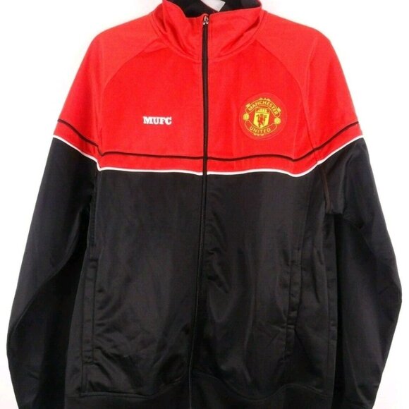 Manchester United soccer jacket size large - Picture 1 of 5